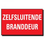 TSD 09 ZELFSLUITENDE BRANDDEUR rood-wit TSD 09 ZELFSLUITENDE BRANDDEUR rood-wit