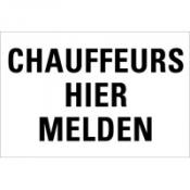 TSD 21 Chauffeurs hier melden stickers TSD 21 Chauffeurs hier melden stickers